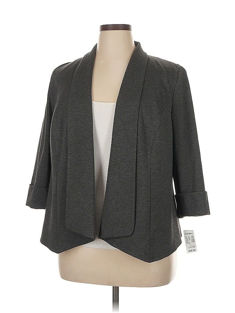 Jones Studio Gray Blazer Size 14 - photo 1