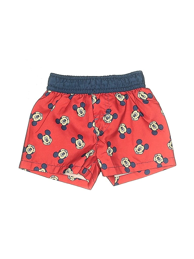 Click to view more detailed imagery on our partner's website Pre-owned Disney Baby Babies' Board Shorts In Red