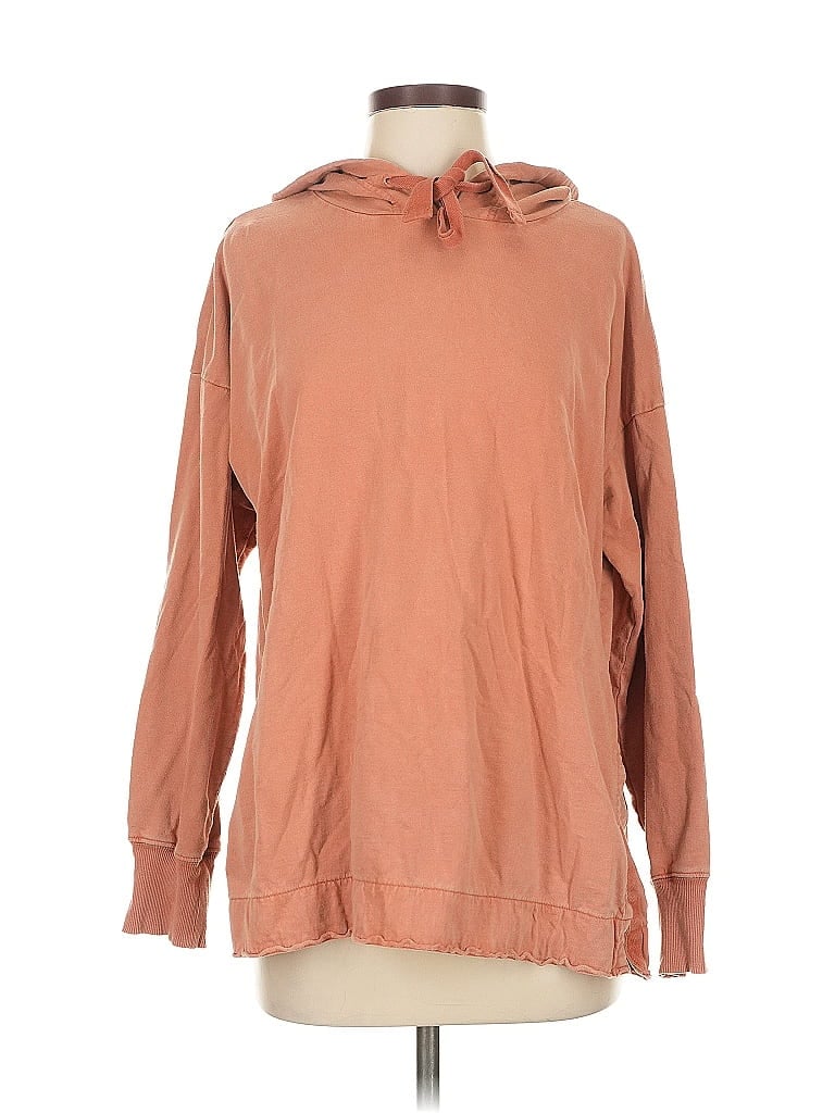 Pre-owned Aerie Long Sleeve Top Brown Cowl Neck Tops