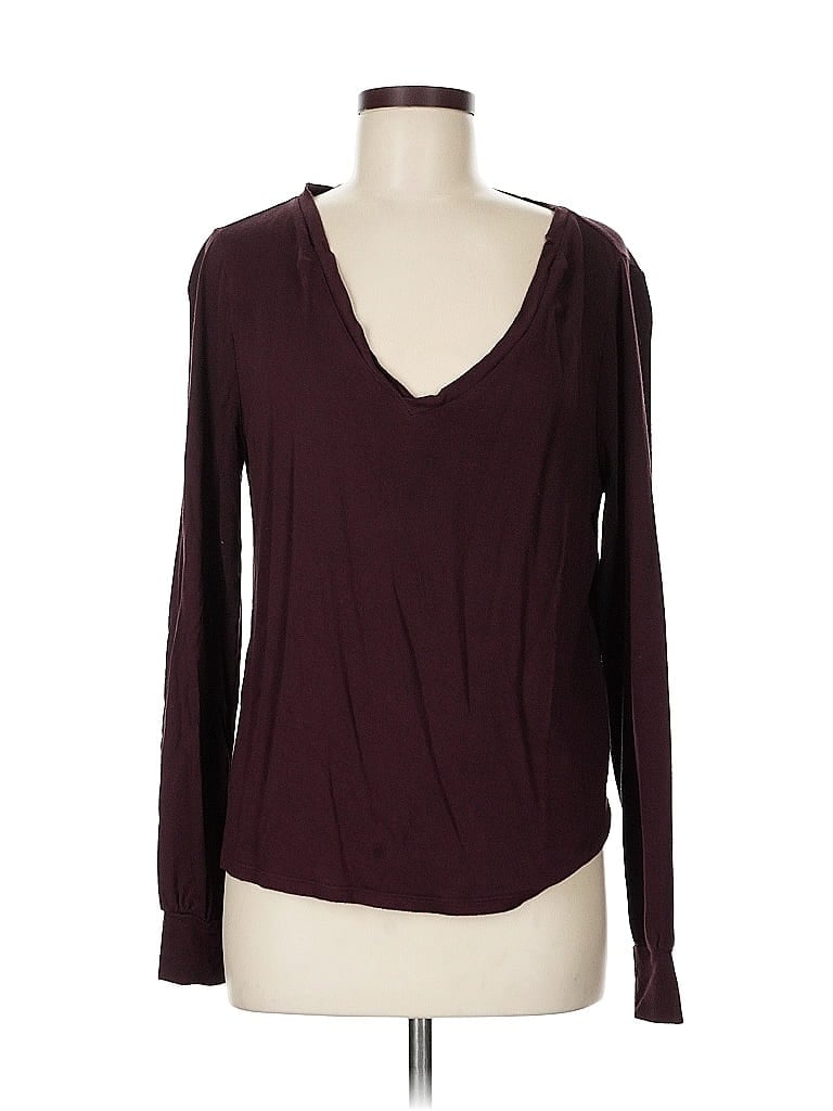 Soma Burgundy Long Sleeve T-Shirt Size M - photo 1