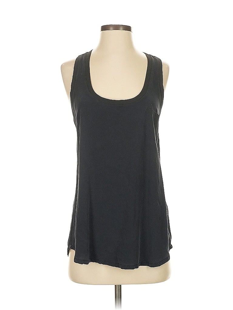 Pre-owned Joie Sleeveless Silk Top Blue Halter Neckline Tops