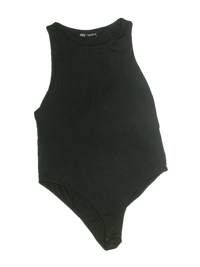 Pre-owned Zara Bodysuit In Black