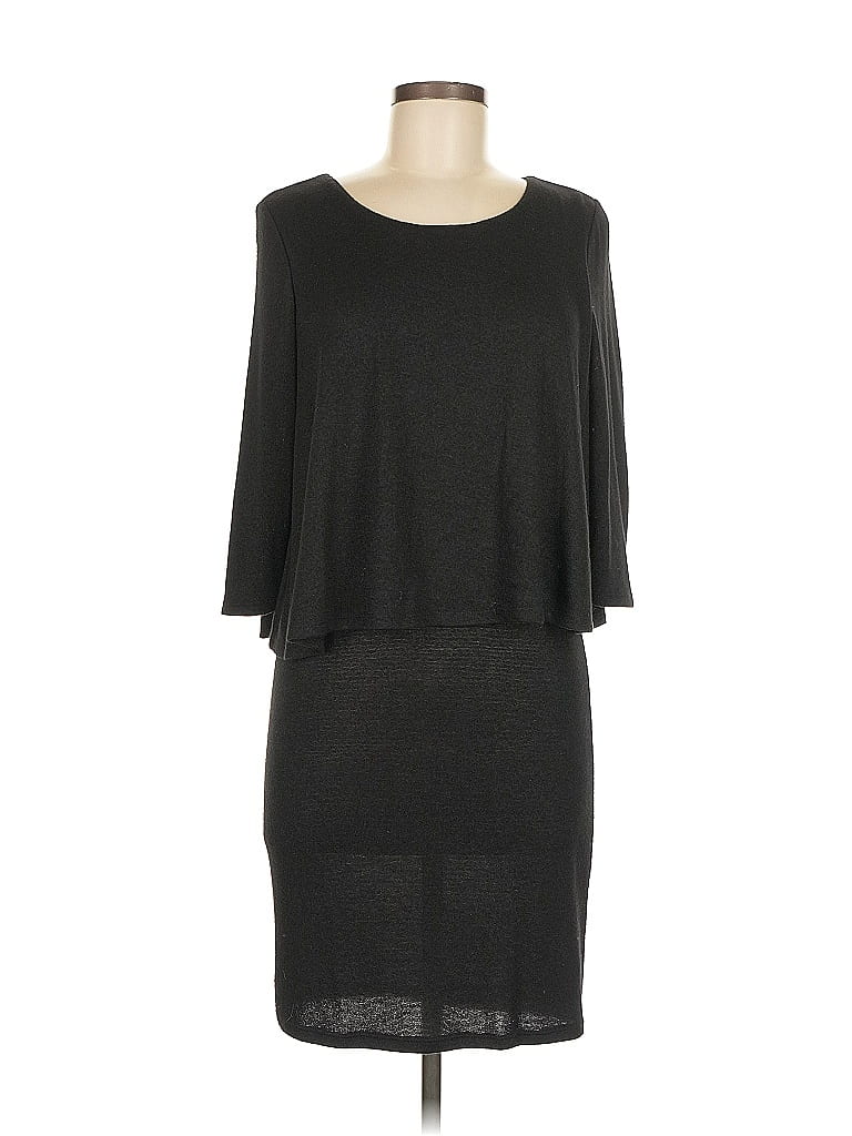Pre-owned Bar Iii Casual Dress In Black