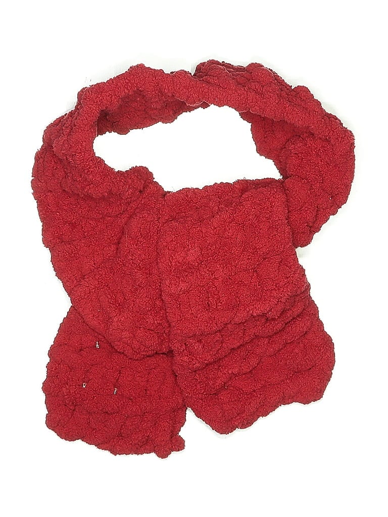 Pre-owned Unbranded Scarf In Red