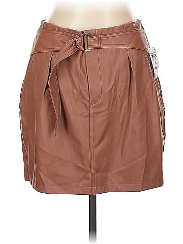 Bar III Faux Leather Skirt (view 1)