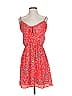 Everly 100% Polyester Paisley Red Casual Dress Size S - photo 1