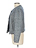 Banana Republic Tweed Gray Blue Jacket Size 12 - photo 5