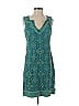 Hale Bob Paisley Teal Cocktail Dress Size S - photo 1