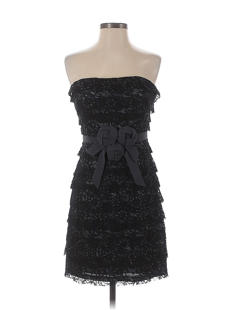 Pre-owned Aidan Mattox Cocktail Dress In Black