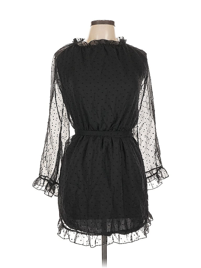Pre-owned Unbranded Cocktail Dress In Black