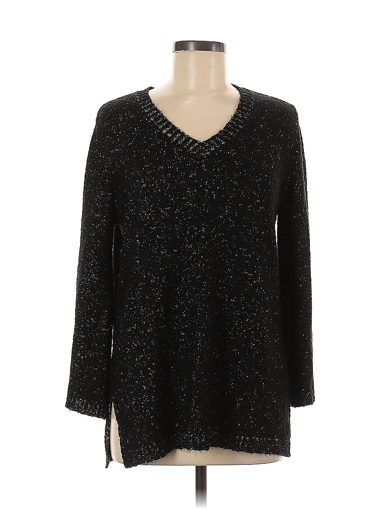 Pre-owned Curio Pullover Sweater In Black