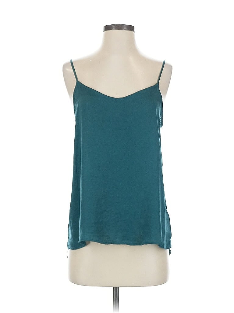 WILD FABLE Pre-owned Sleeveless Top Teal Halter Neckline Tops In Blue