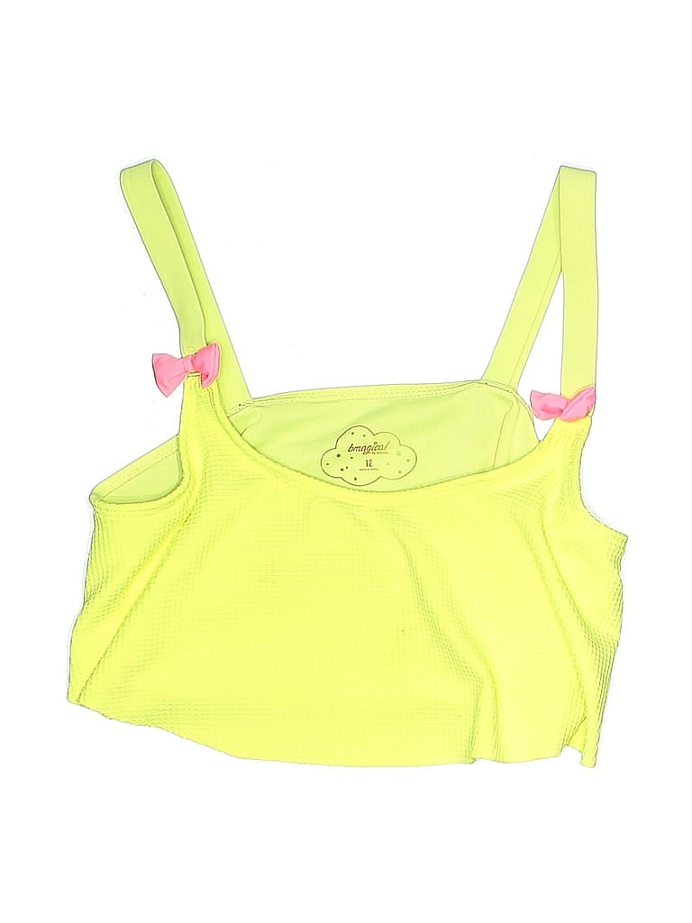 Click to view more detailed imagery on our partner's website Pre-owned Btween Swimsuit Top Yellow Swimwear