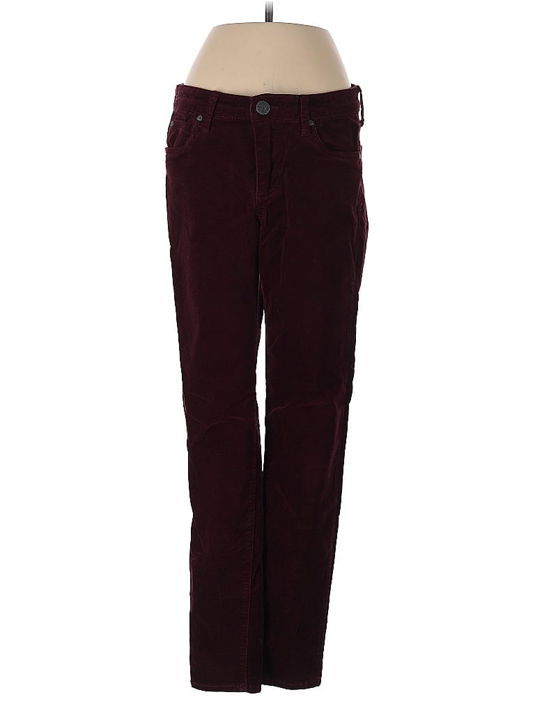 Pre-owned Kut From The Kloth Jeans In Burgundy