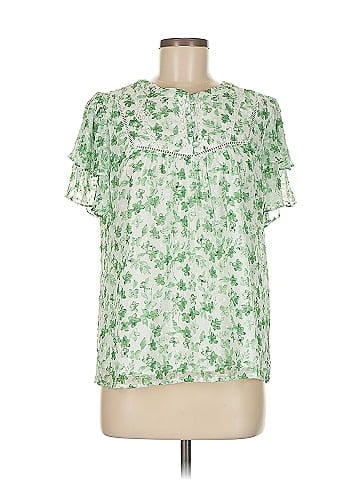 Skies Are Blue Short Sleeve Blouse (view 1)