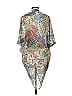 Joseph Ribkoff Paisley Silver Black Kimono Size 8 - photo 2