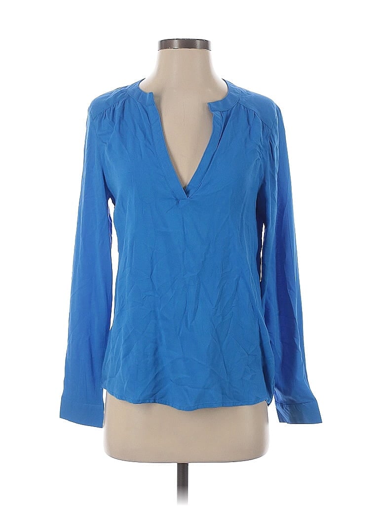 Pre-owned Ichi 3/4 Sleeve T-shirt In Blue