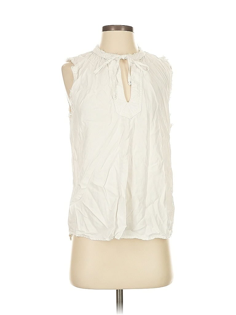 BELLA DAHL Pre-owned Sleeveless Blouse In White