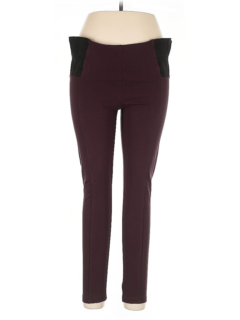 Pre-owned Bar Iii Active Pants In Burgundy
