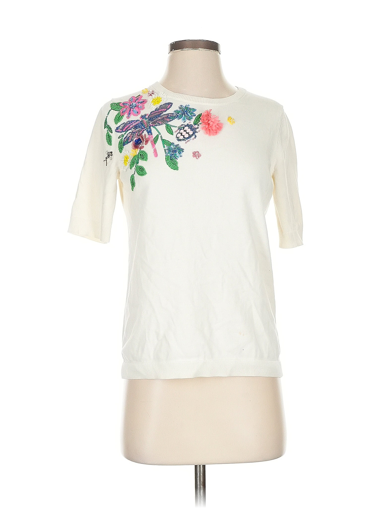 rsvp by TALBOTS White Pullover Sweater Size S
