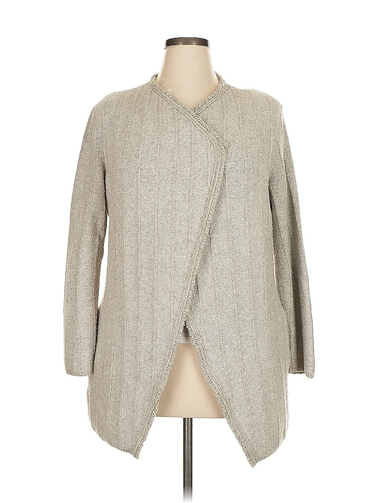 Click to view more detailed imagery on our partner's website Pre-owned Nic + Zoe Cardigan Sweater In Gray