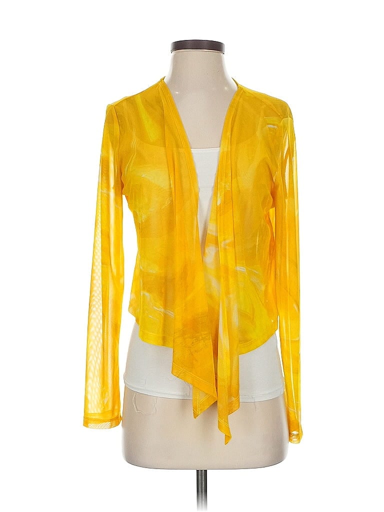 SUSAN GRAVER Pre-owned Kimono In Yellow