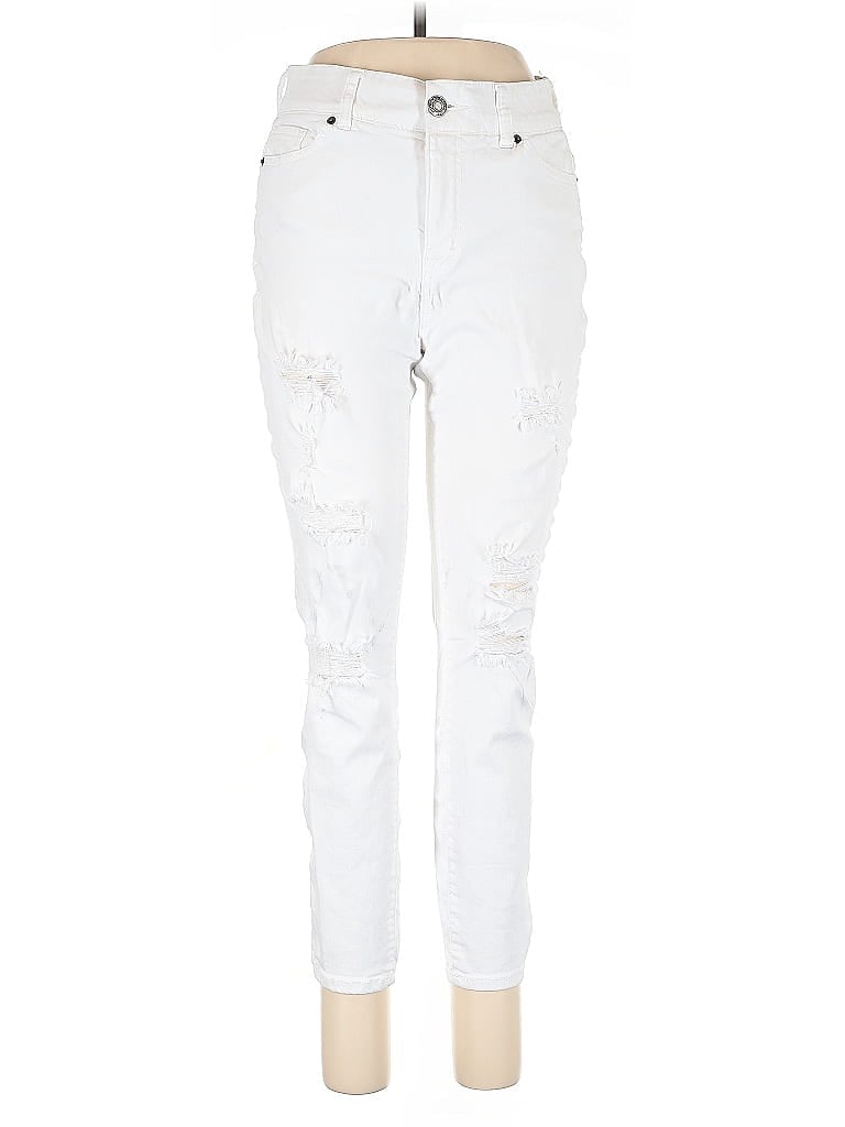 Pre-owned Ny & C Jeans In White