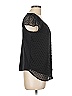 Lauren Conrad 100% Polyester Black Short Sleeve Top Size L - photo 3