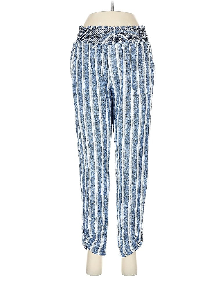 Pre-owned Sincerely Jules Linen Pants In Blue