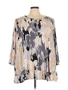 Logo By Lori Goldstein 3/4 Sleeve Blouse