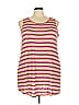 LOGO by Lori Goldstein Pink Sleeveless T-Shirt Size 3X - photo 1