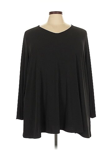 Susan Graver 3/4 Sleeve Top (view 1)
