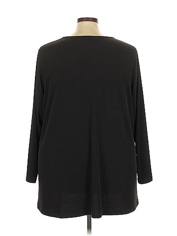 Susan Graver 3/4 Sleeve Top (view 2)