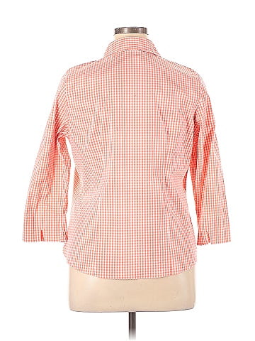 Jessica London 3/4 Sleeve Button-Down Shirt (view 2)