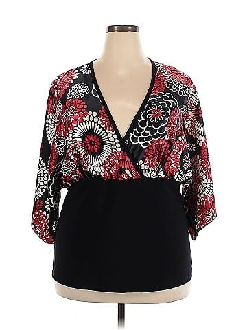 Ashley Stewart 3/4 Sleeve Blouse (view 1)