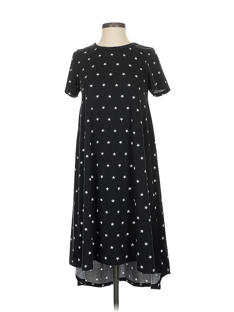 Pre-owned Lularoe Casual Dress In Black