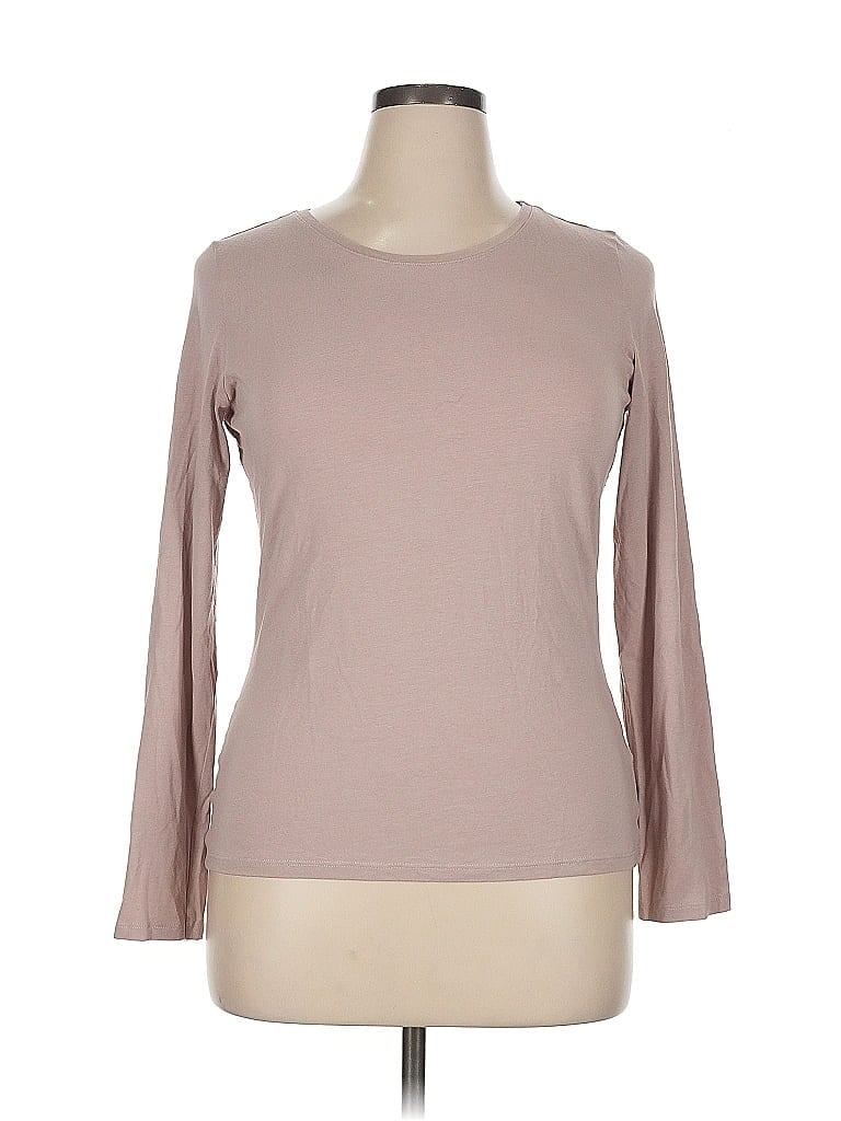 Pre-owned Tahari 3/4 Sleeve T-shirt In Pink