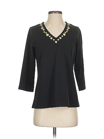 Susan Graver 3/4 Sleeve Top (view 1)