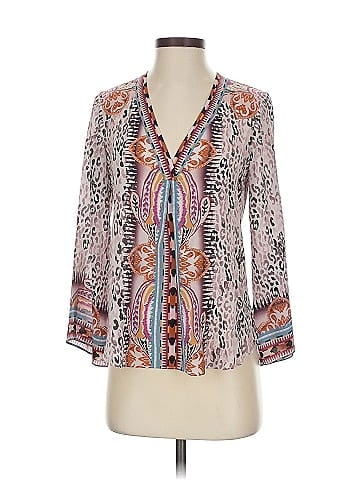 Hale Bob 3/4 Sleeve Silk Top (view 1)