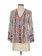 Hale Bob 3/4 Sleeve Silk Top