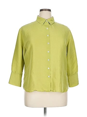 Chico's Design 3/4 Sleeve Silk Top (view 1)