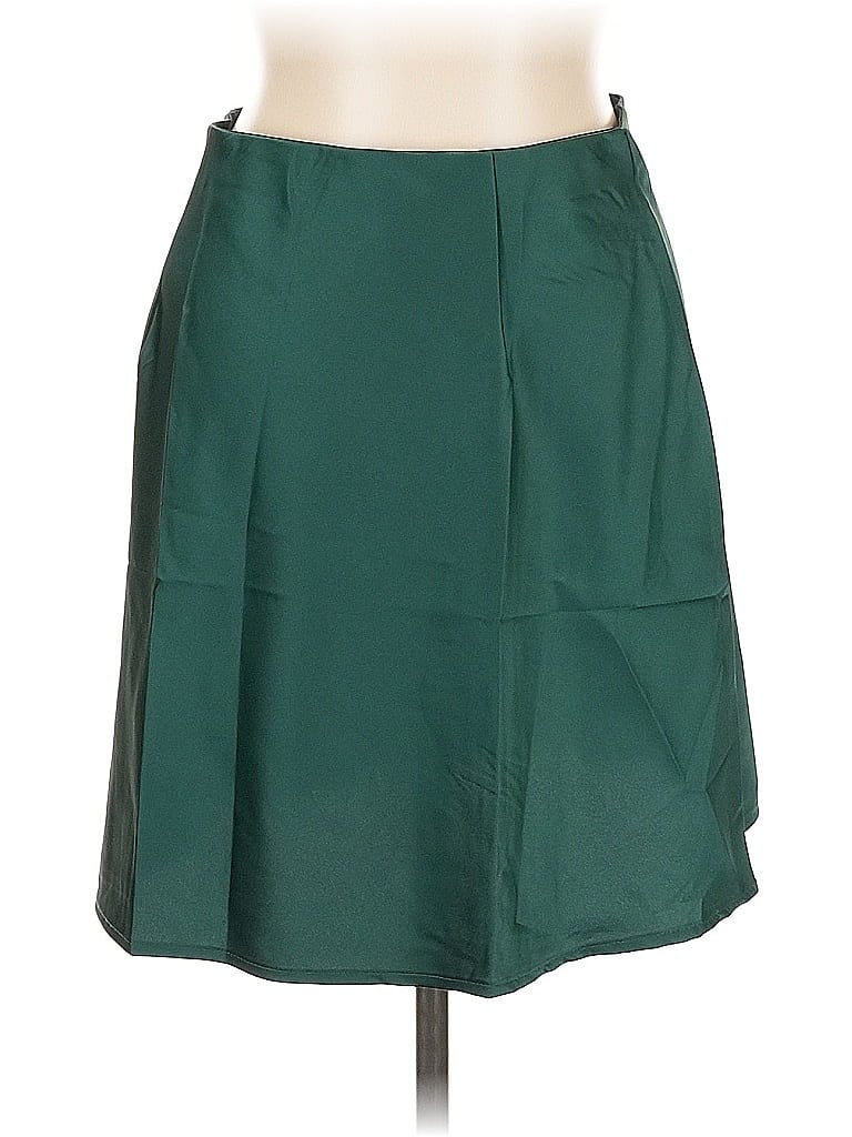 Pre-owned Unbranded Formal Skirt In Green