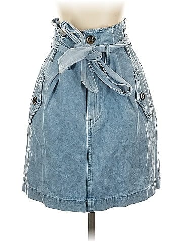 Who What Wear Denim Skirt (view 1)