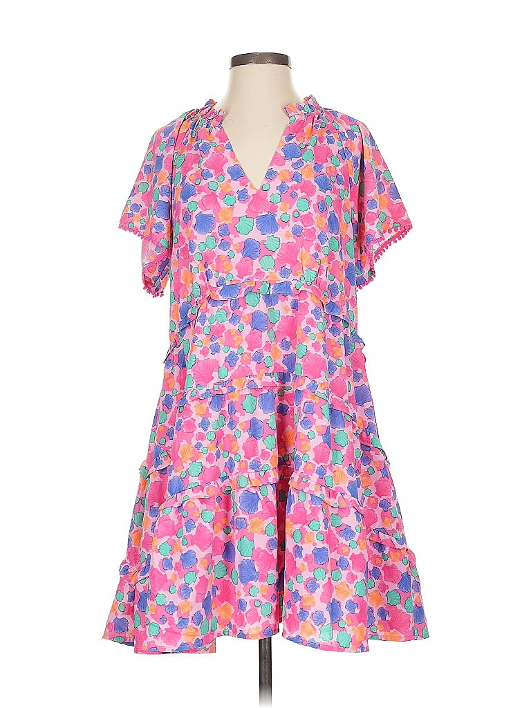 (THML) The Larson Colorblock Dress-Pink main image 0