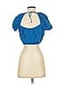 Zara Blue Short Sleeve Top Size S - photo 2