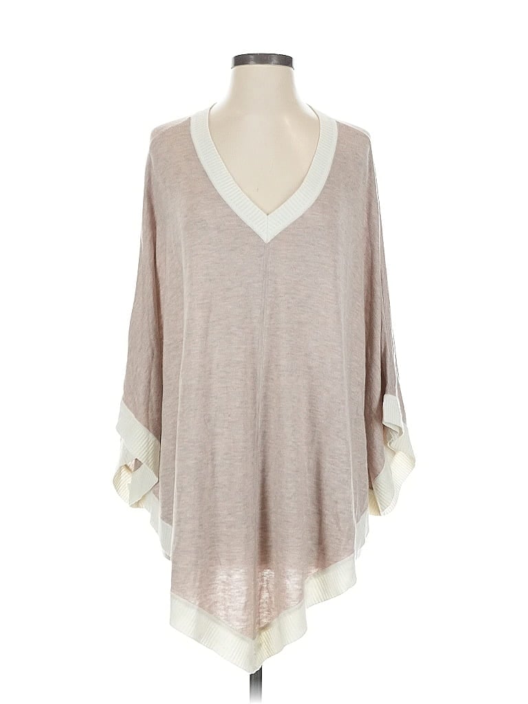 Pre-owned Splendid Poncho In Brown