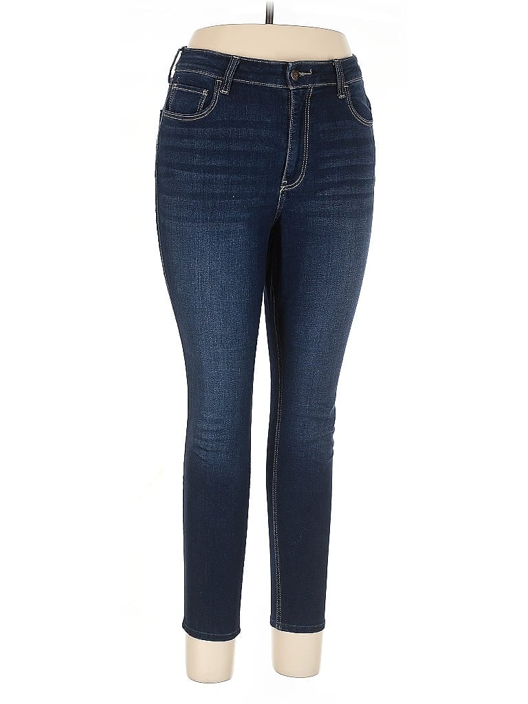 Pre-owned Hollister Jeggings In Blue