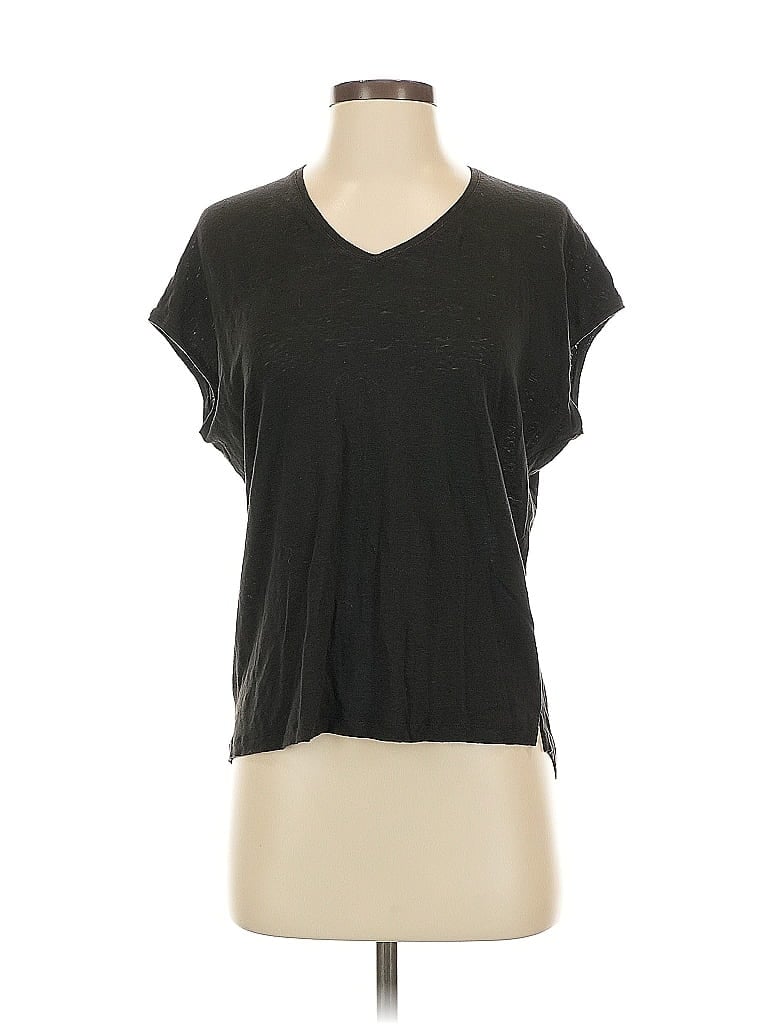 Pre-owned Ann Taylor Loft Short Sleeve T-shirt In Black
