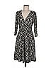 Leota Chevron-herringbone Gray Casual Dress Size M - photo 1