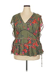 Tanya Taylor Sleeveless Silk Top
